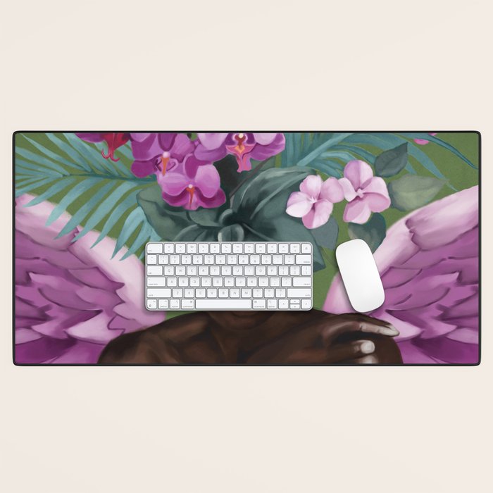 Celestial Bloom Desk Mat Gallery Image 1