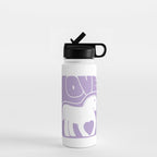 Love Horse Lilac Water Bottle Gallery Image 1