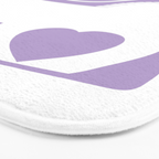 Love Horse Lilac Bath Mat Gallery Image 3