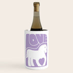 Love Horse Lilac Wine Chiller Gallery Image 1