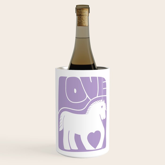 Love Horse Lilac Wine Chiller Gallery Image 1