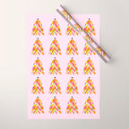 Rainbow Christmas Tree Wrapping Paper Gallery Image 1