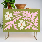 Wasabi & Cupid: Les Fleurs | Flower Market Color Series 10 Credenza Gallery Image 1