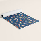 Cat Queens (Blue) Yoga Mat Gallery Image 2