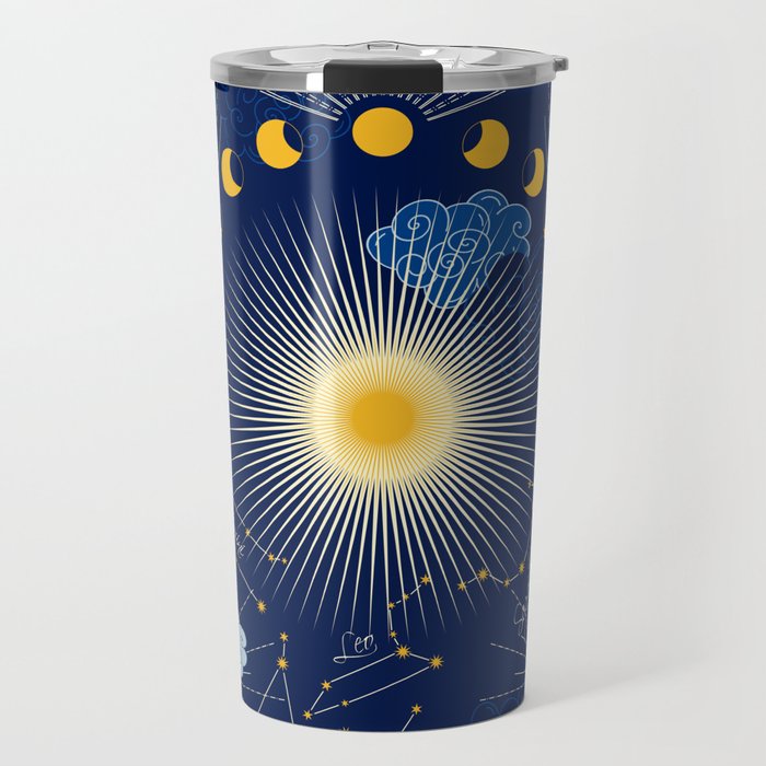 Feel the Cosmic night Sky Travel Mug Gallery Image 1