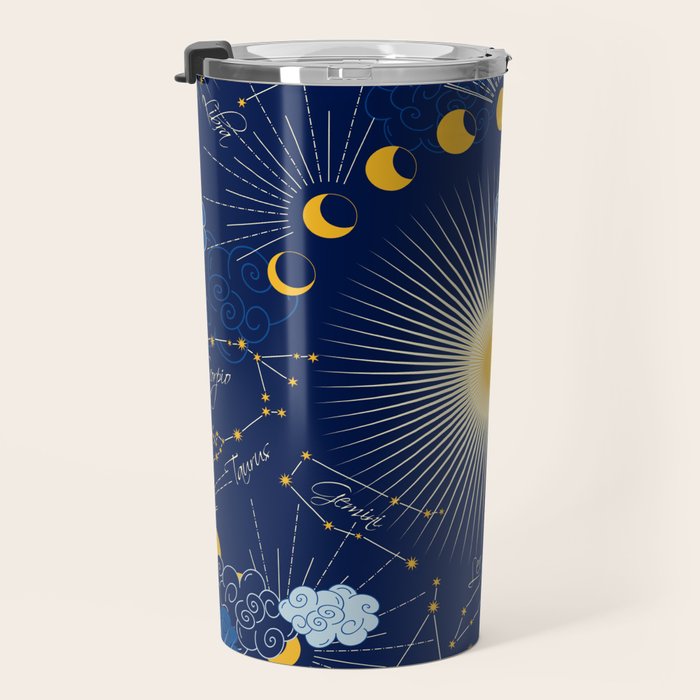 Feel the Cosmic night Sky Travel Mug Gallery Image 3