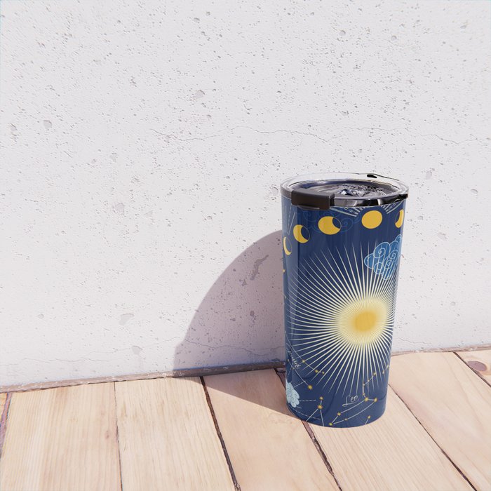 Feel the Cosmic night Sky Travel Mug Gallery Image 4
