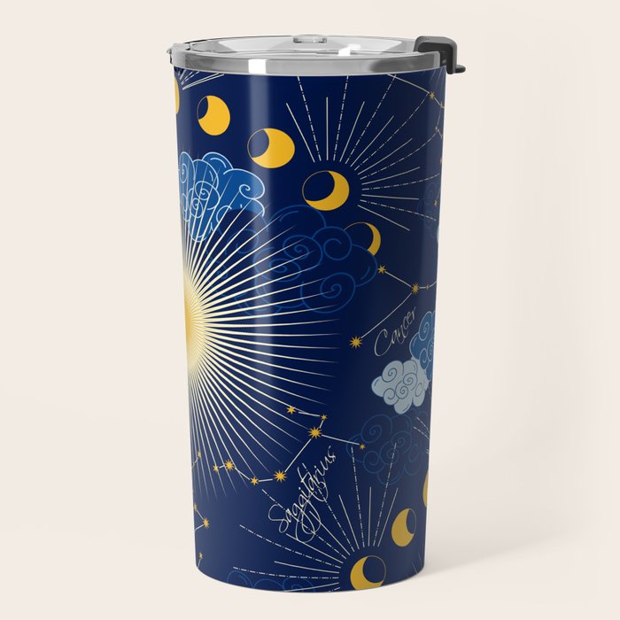 Feel the Cosmic night Sky Travel Mug Gallery Image 2