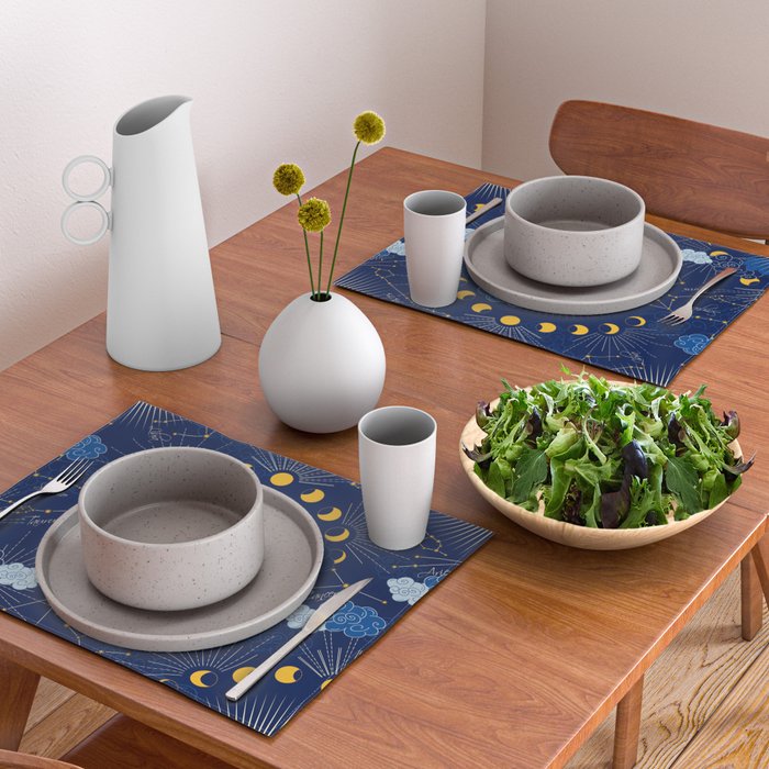 Feel the Cosmic night Sky Placemat Gallery Image 2