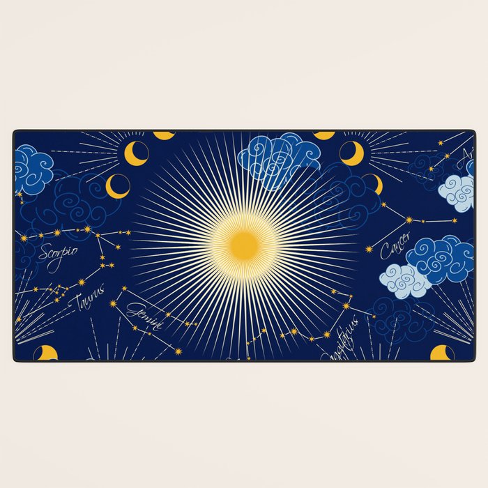 Feel the Cosmic night Sky Desk Mat Gallery Image 3