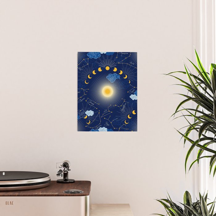 Feel the Cosmic night Sky Poster Gallery Image 2