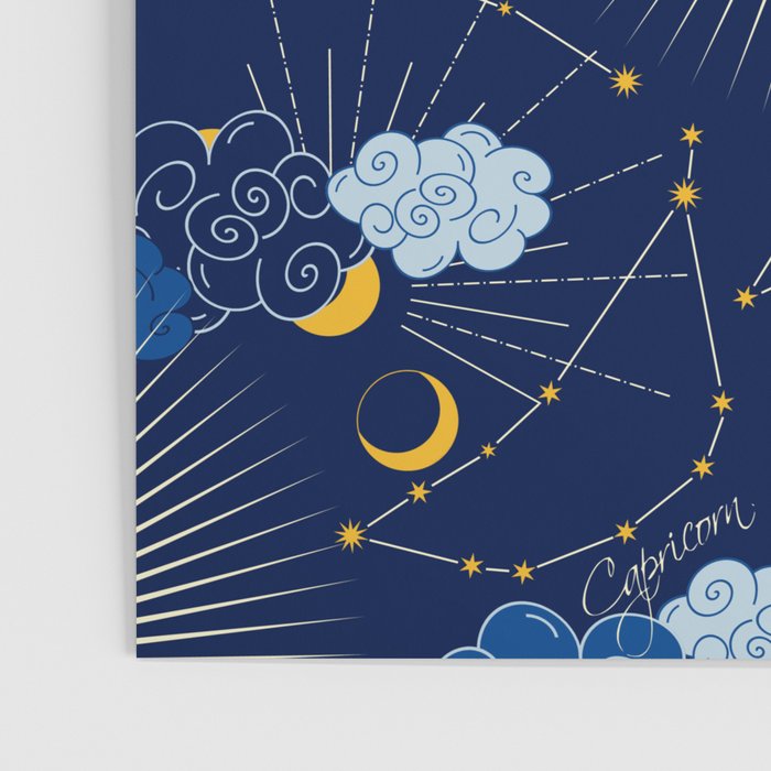 Feel the Cosmic night Sky Poster Gallery Image 3
