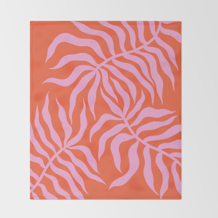 Foliage one Throw Blanket Gallery Image 2