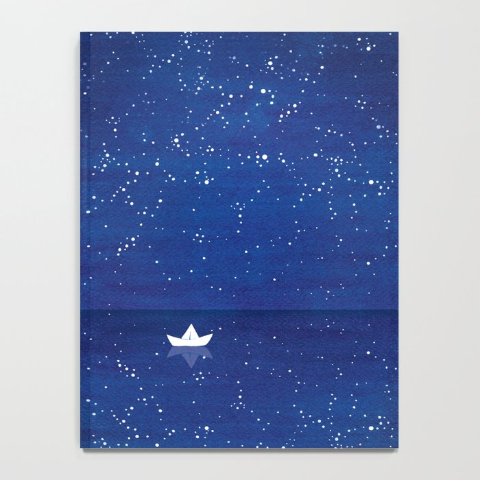 Zen sailing, ocean, stars Notebook Gallery Image 4