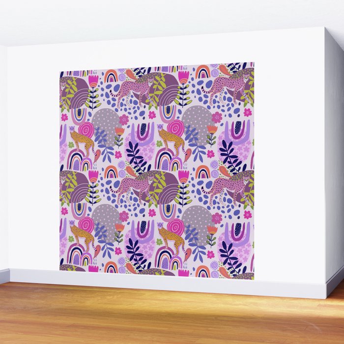 Cheetah Dreams Wall Mural Gallery Image 2