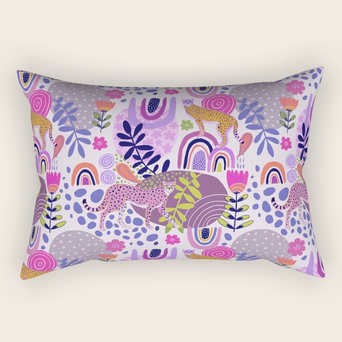 Cheetah Dreams Rectangular Pillow Gallery Image 1
