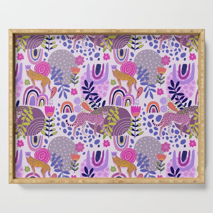 Cheetah Dreams Serving Tray Gallery Image 1