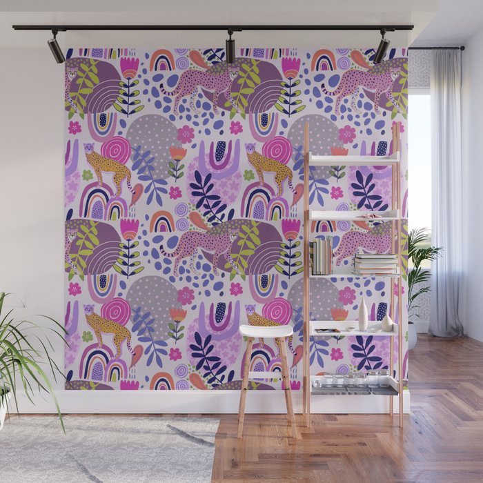 Cheetah Dreams Wall Mural Gallery Image 1