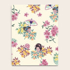 Pastel pink oriental pattern Notebook Gallery Image 4