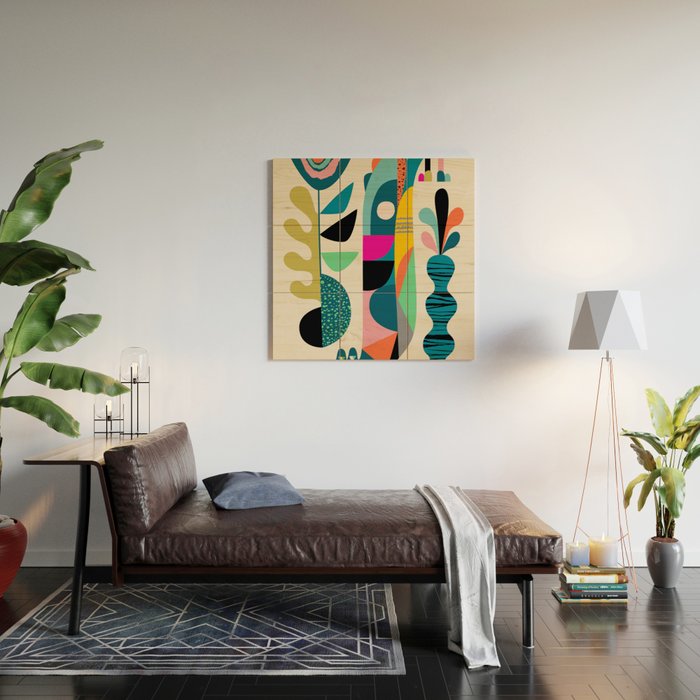 Mr crocodile Wood Wall Art Gallery Image 2