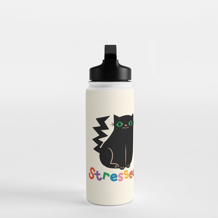 Put It Behind You - Funny Cat Butt Pun Water Bottle Gallery Image 3