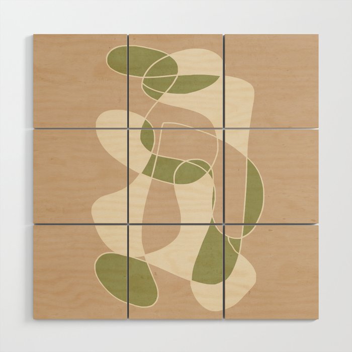 Modern Abstract Minimal Art 24 Wood Wall Art Gallery Image 1
