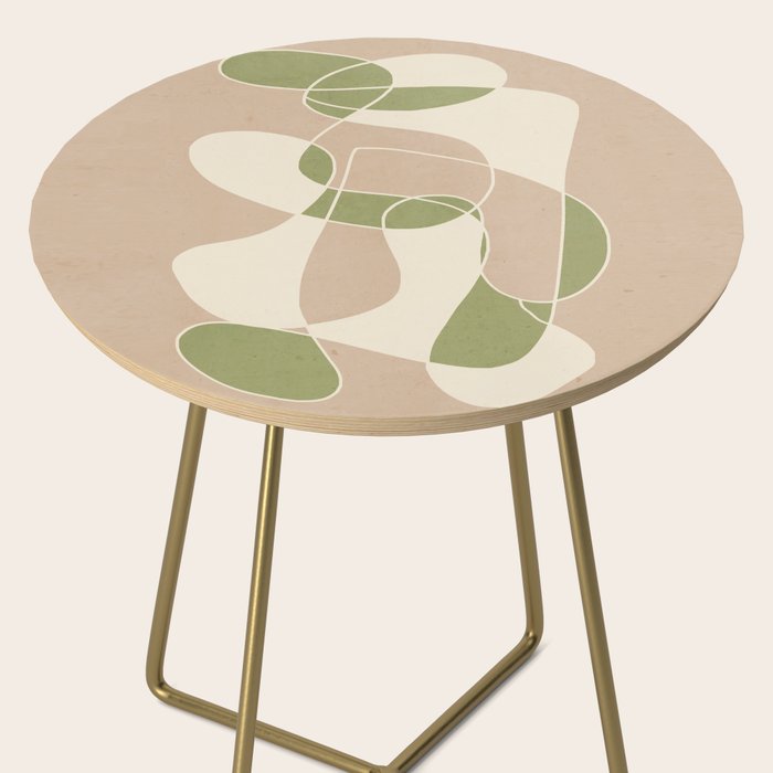 Modern Abstract Minimal Art 24 Side Table Gallery Image 2