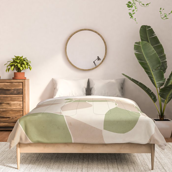 Modern Abstract Minimal Art 24 Comforter Gallery Image 3