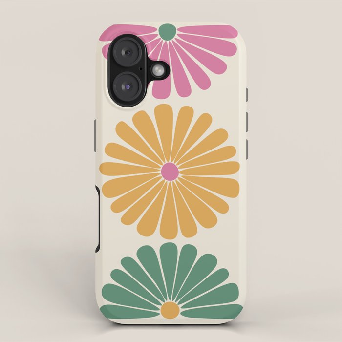 Retro Summer Daisies XI iPhone Case Gallery Image 1