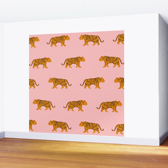 Walking Tiger Wall Mural Gallery Image 2