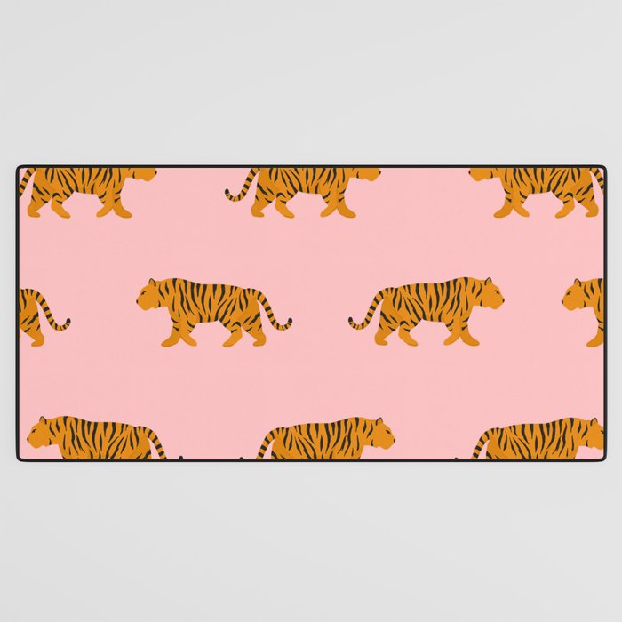 Walking Tiger Desk Mat Gallery Image 3