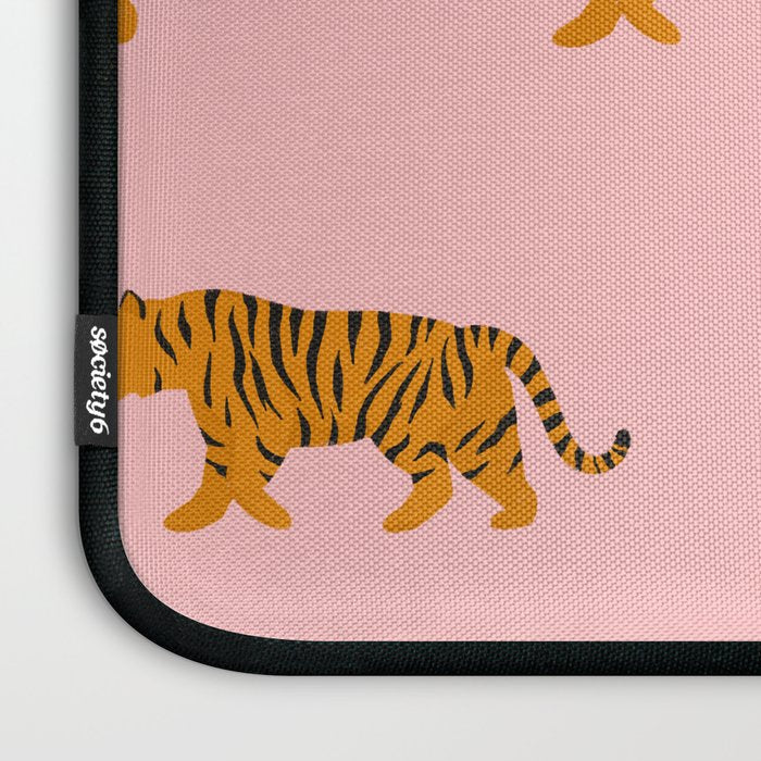 Walking Tiger Laptop Sleeve Gallery Image 3