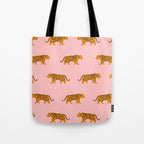 Walking Tiger Tote Bag Gallery Image 1