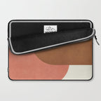 Halfmoon Colorblock - Pink Brown Laptop Sleeve Gallery Image 2
