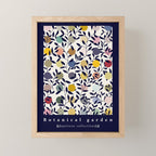 expectant iteration botanical garden pattern Mini Art Print Gallery Image 1