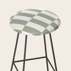 Bars (Pastel Sage) Stool Gallery Image 2