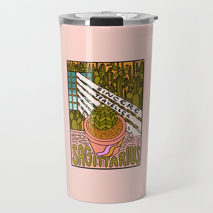 Sagittarius Plant Travel Mug Gallery Image 1
