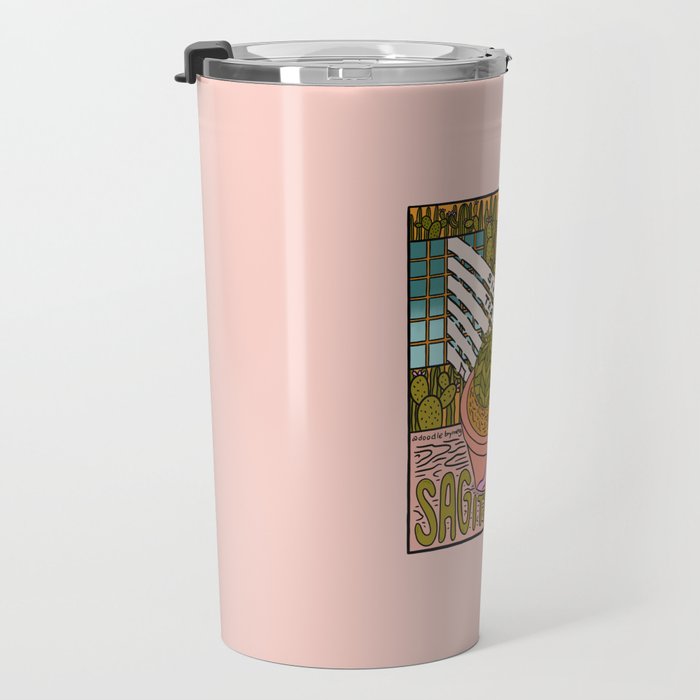 Sagittarius Plant Travel Mug Gallery Image 3