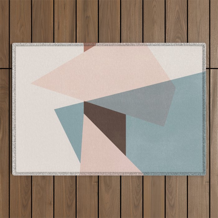 Abstract Minimal Geometric 8 Outdoor Rug Gallery Image 1
