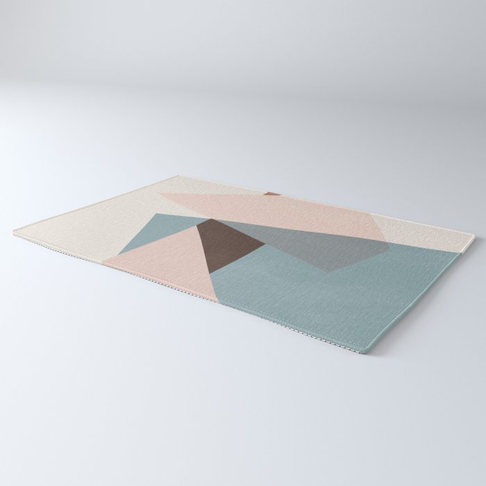 Abstract Minimal Geometric 8 Rug Gallery Image 3