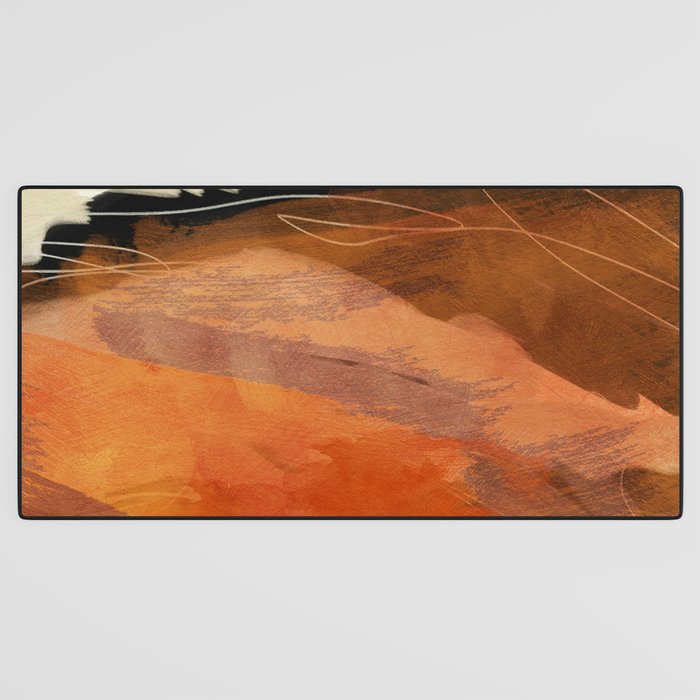 landscape in fall abstract art Desk Mat Gallery Image 3