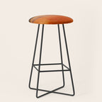 landscape in fall abstract art Stool Gallery Image 1