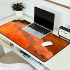 landscape in fall abstract art Desk Mat Gallery Image 2
