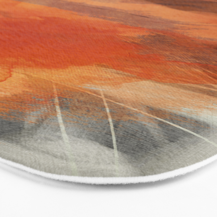 landscape in fall abstract art Bath Mat Gallery Image 3