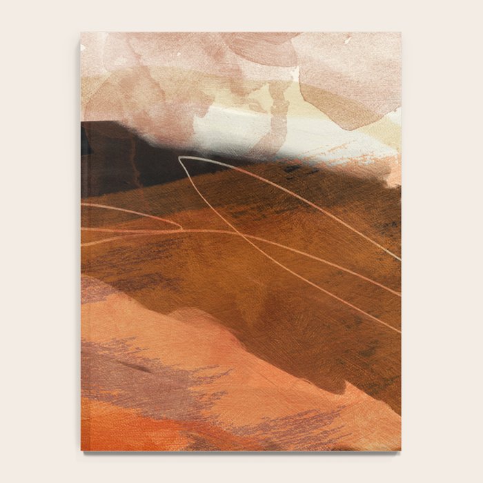 landscape in fall abstract art Notebook Gallery Image 4