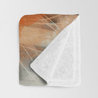 landscape in fall abstract art Throw Blanket Gallery Image 3