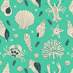 Ocean Crustaceans And Nautical Seashells Coffee Mug Gallery Image 2