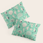 Ocean Crustaceans And Nautical Seashells Pillow Sham Gallery Image 3