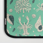 Ocean Crustaceans And Nautical Seashells Laptop Sleeve Gallery Image 3