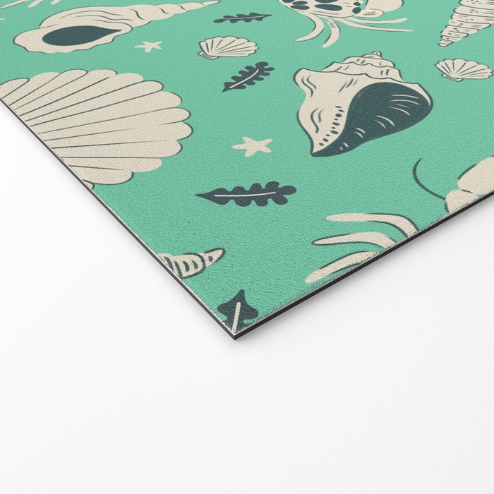Ocean Crustaceans And Nautical Seashells Welcome Mat Gallery Image 2